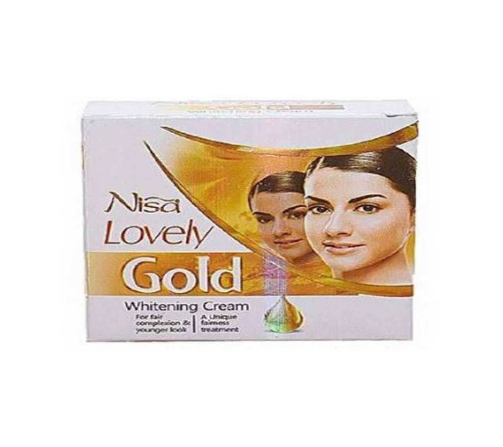 Nisa Lovely Gold Whitening Cream For Women And Men 30g Pakistan