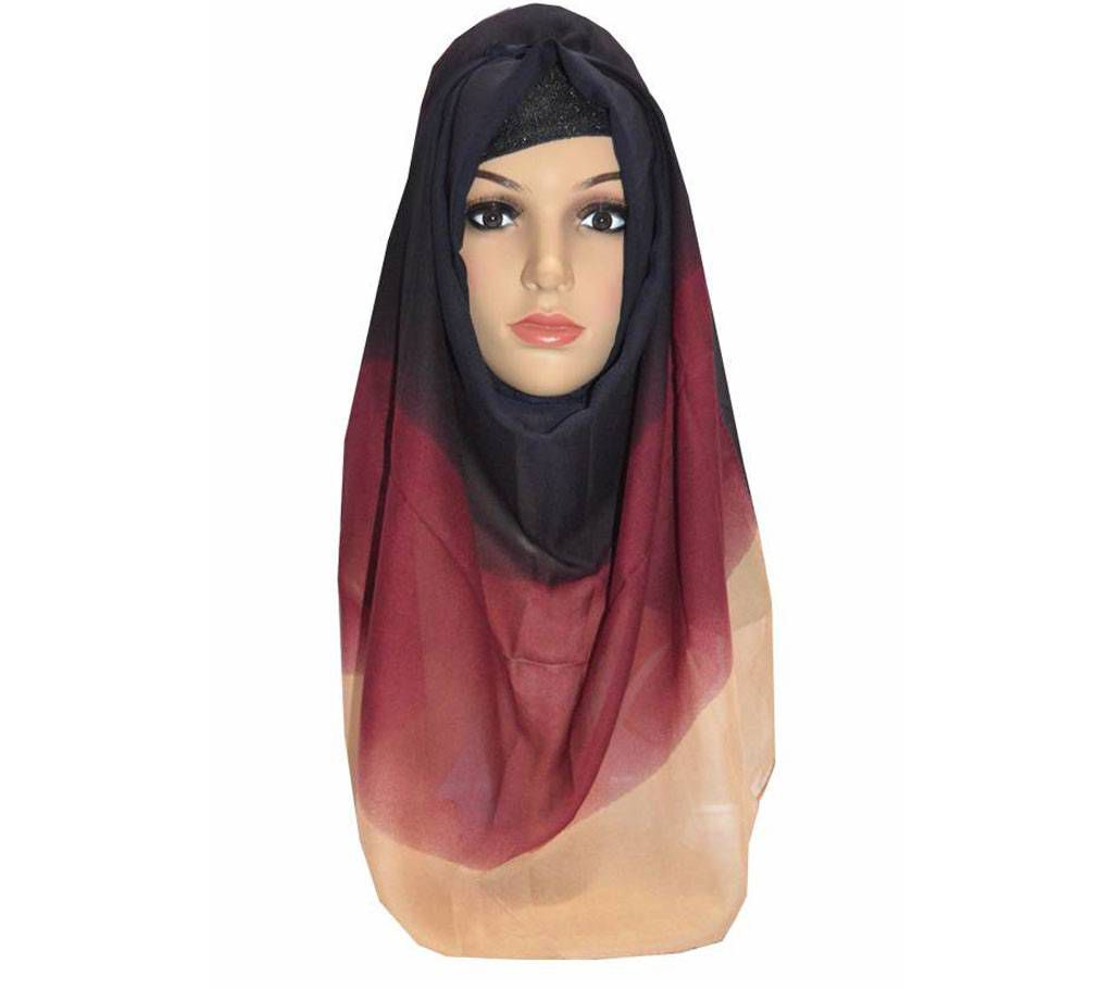 Silk Georgette Multi Color Hijab
