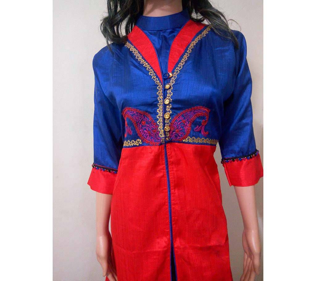 Ladies stitched silk kurti 