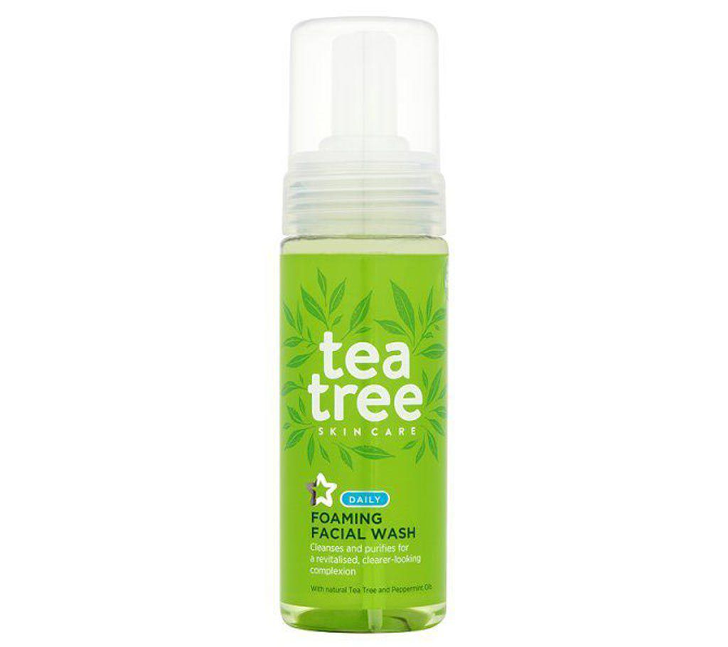 Superdrug Tea Tree Foaming Face Wash
