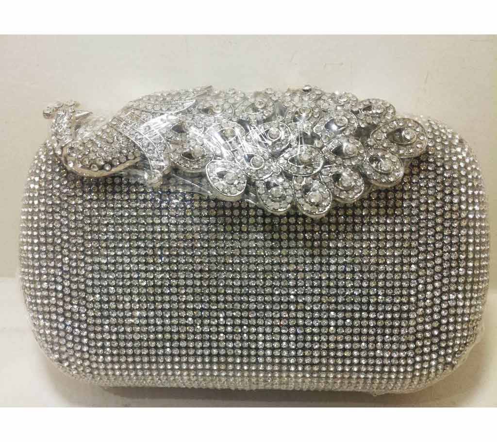 Stone Setting Ladies Party Clutch 