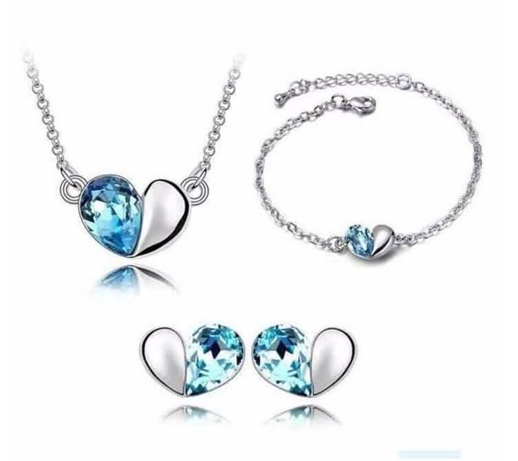 Crystal Drop Jewelry set