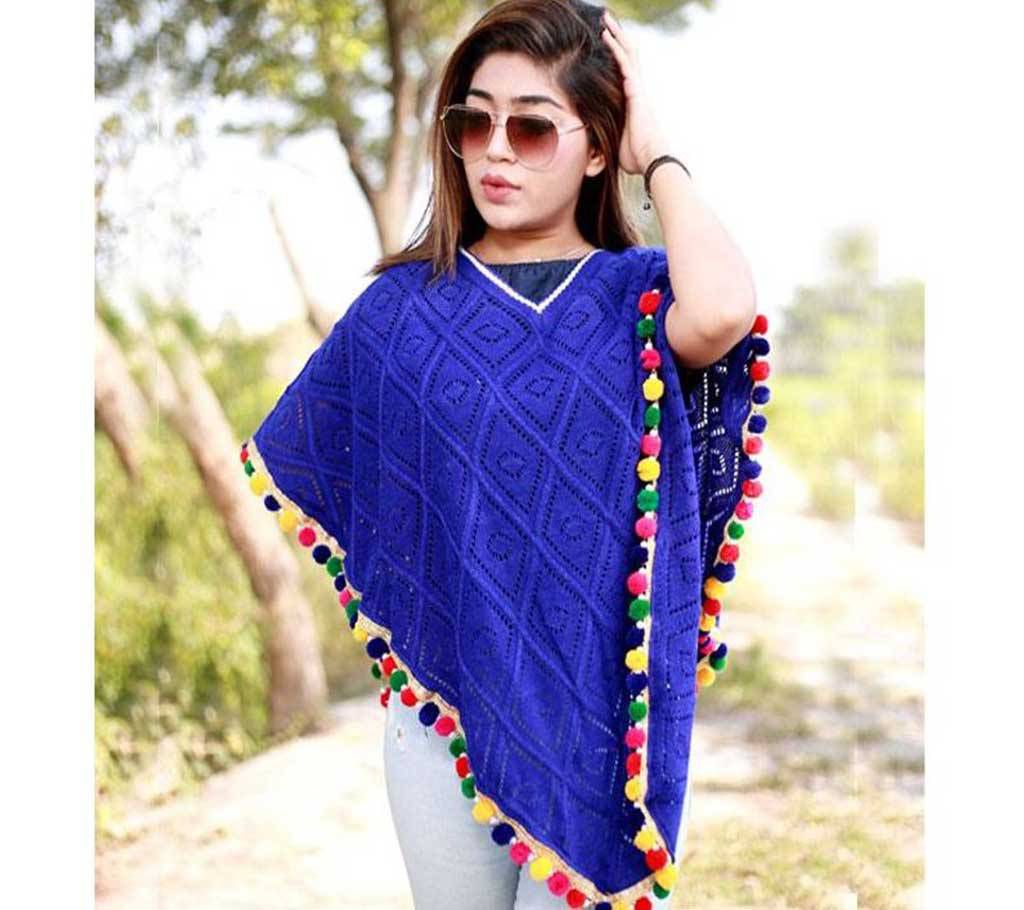  Poncho for women  ( Hand Work)