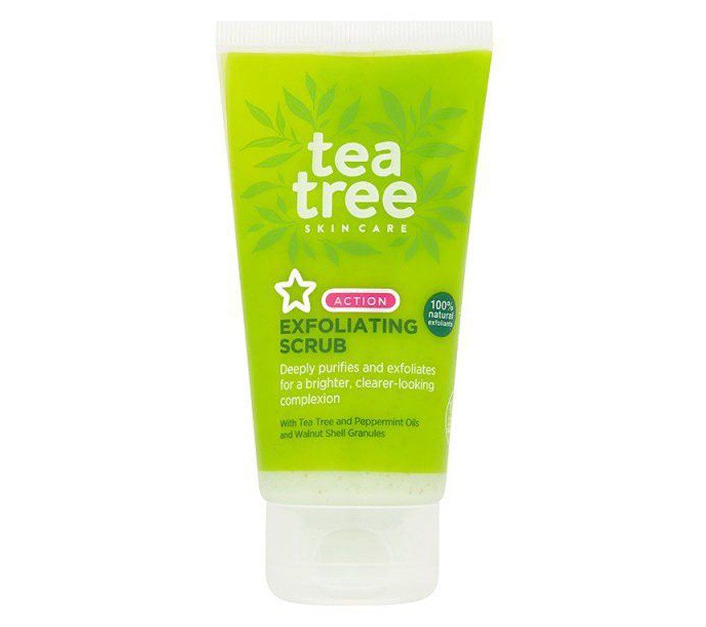Superdrug Tea Tree Exfoliating Face Scrub 