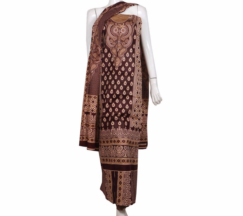 Unstitched Indian lawn three pc(copy)