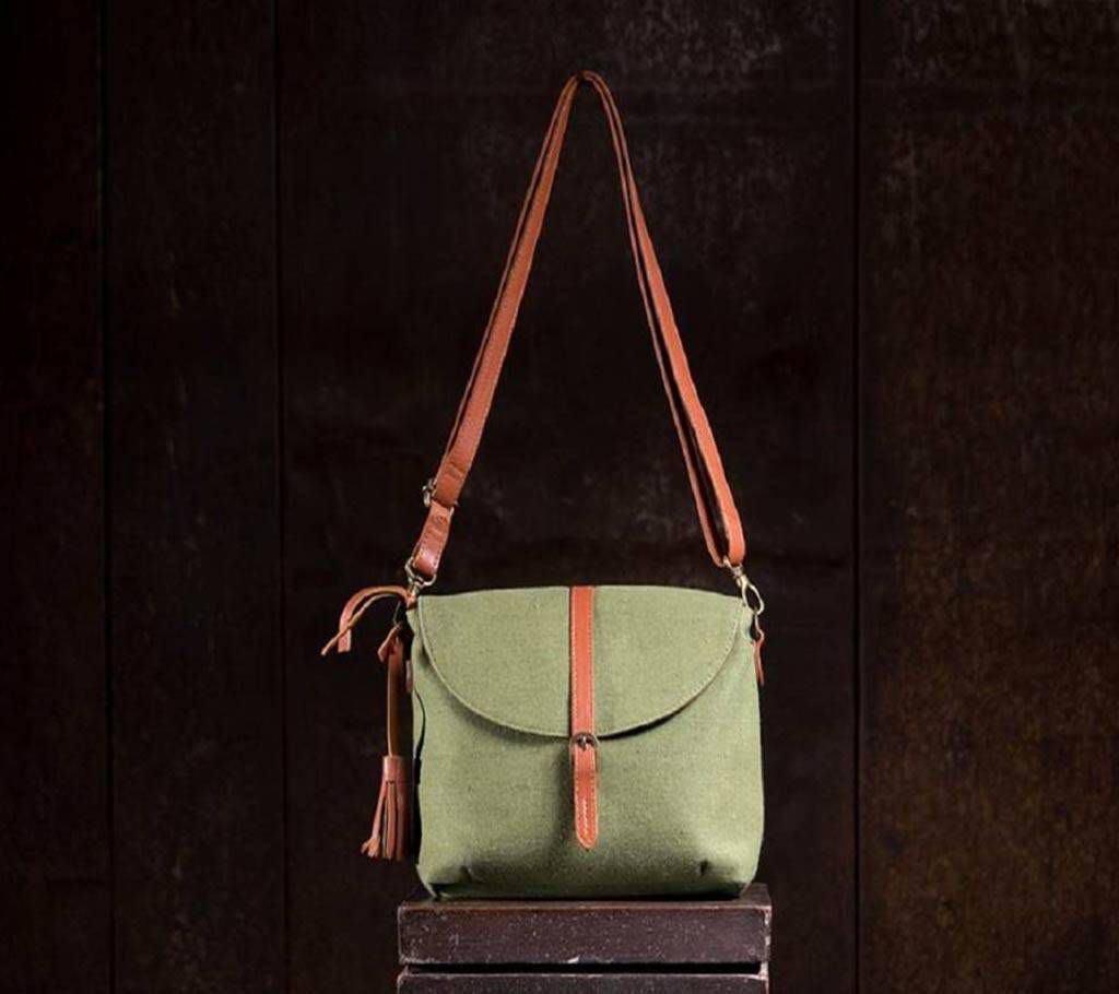 meraki- Pikle Green satchel