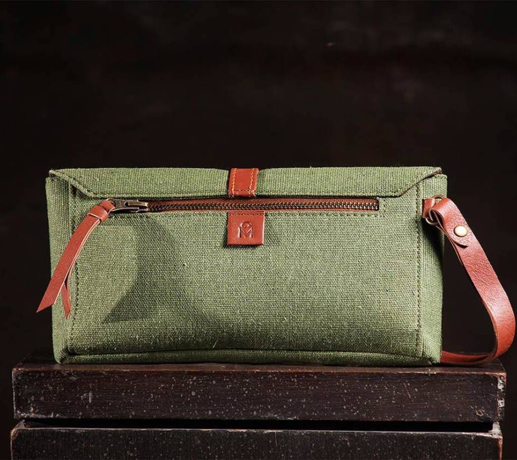Maria- Pickle Green hand purse