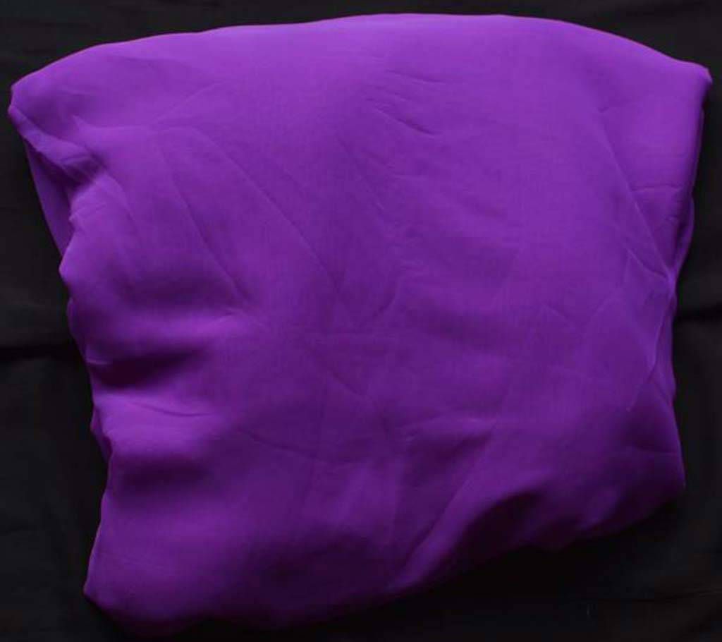Indian Weightless Georgette - 1 Yard (Purple)
