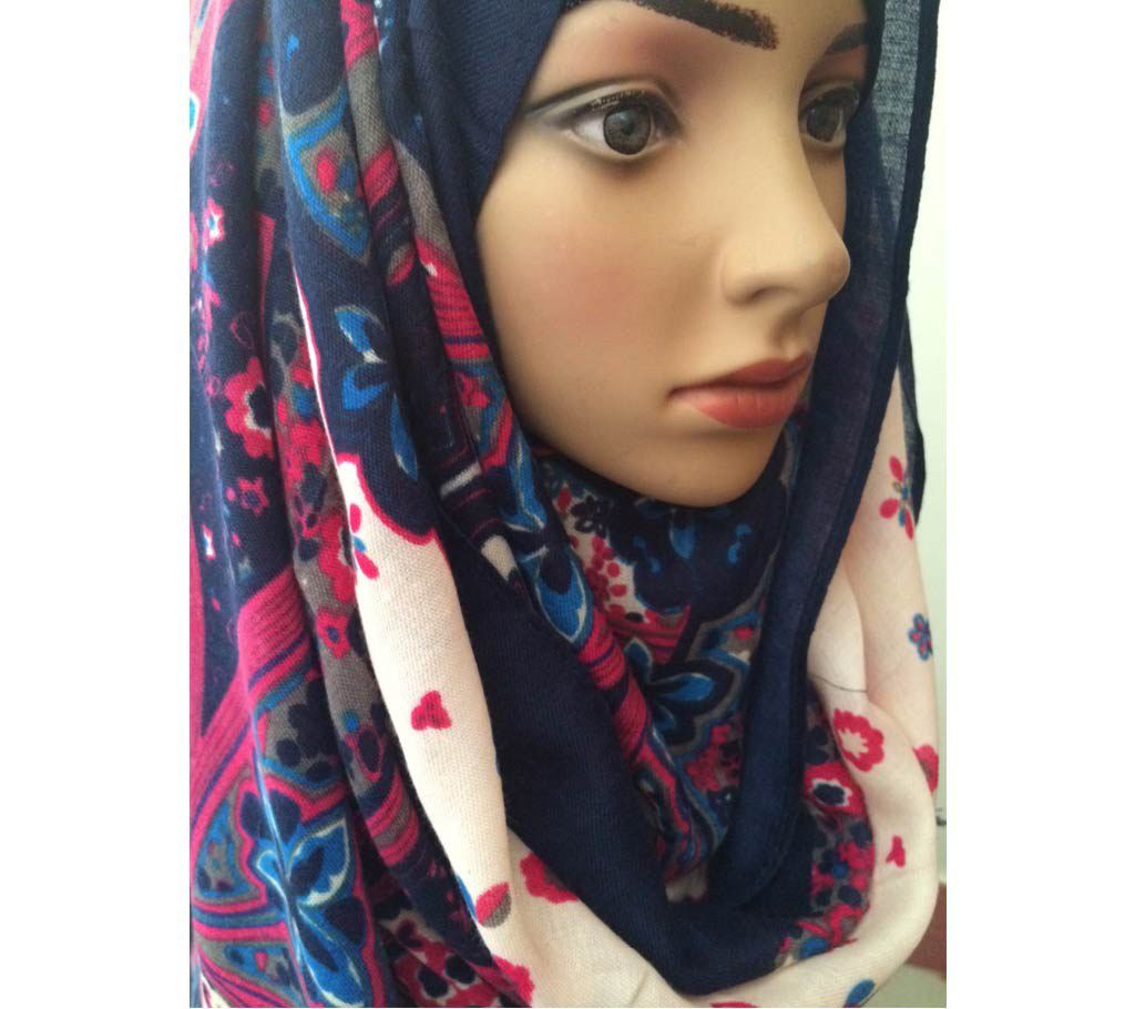 Cashmere cotton maxi hijab