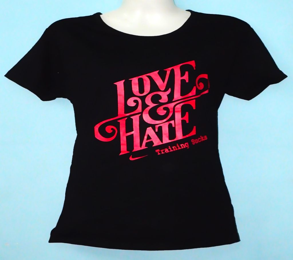 Love and Hate  Ladies T-Shirt