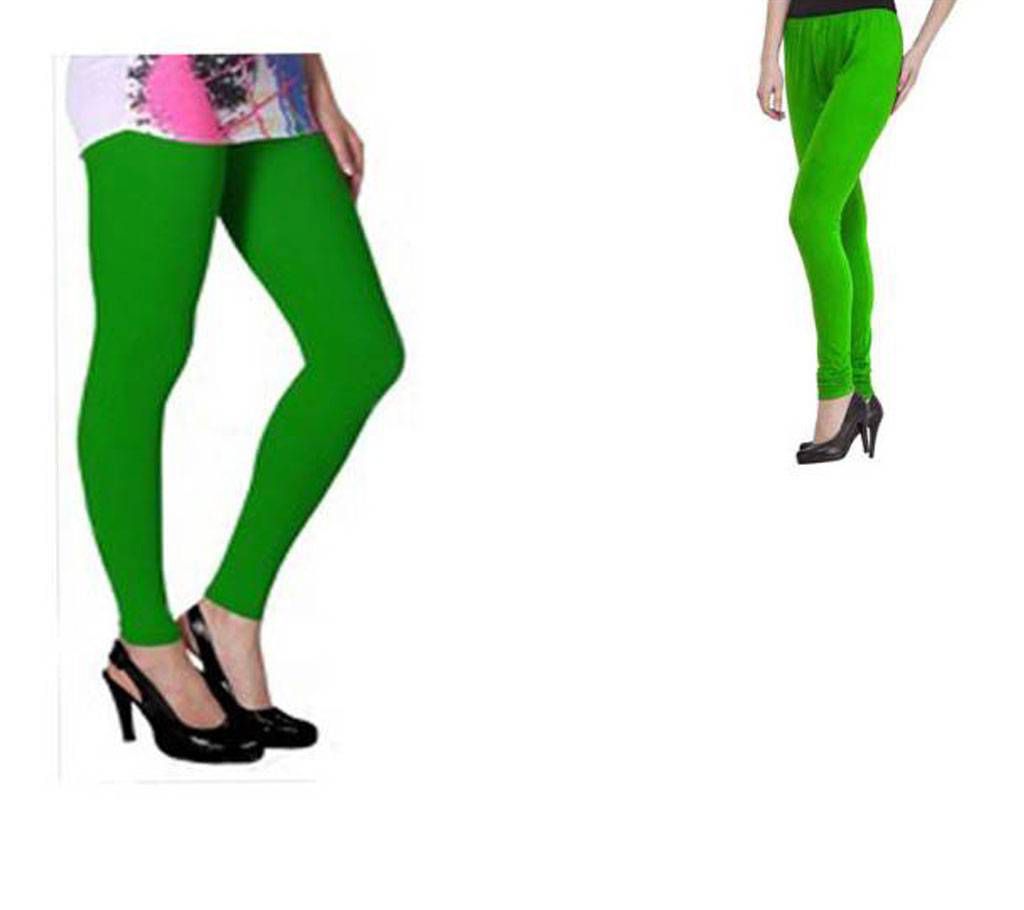 China Linen Leggings - Green