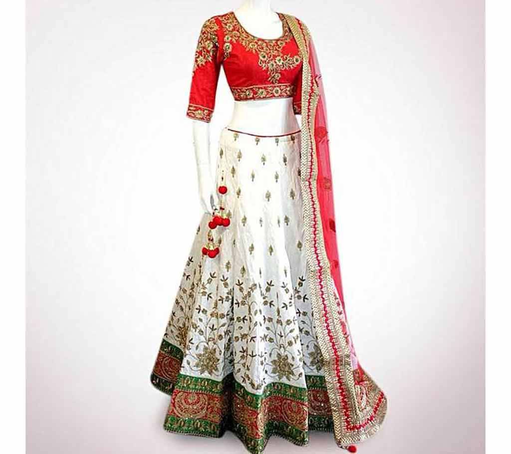 Indian Unstitched Georgette Lehenga For Women