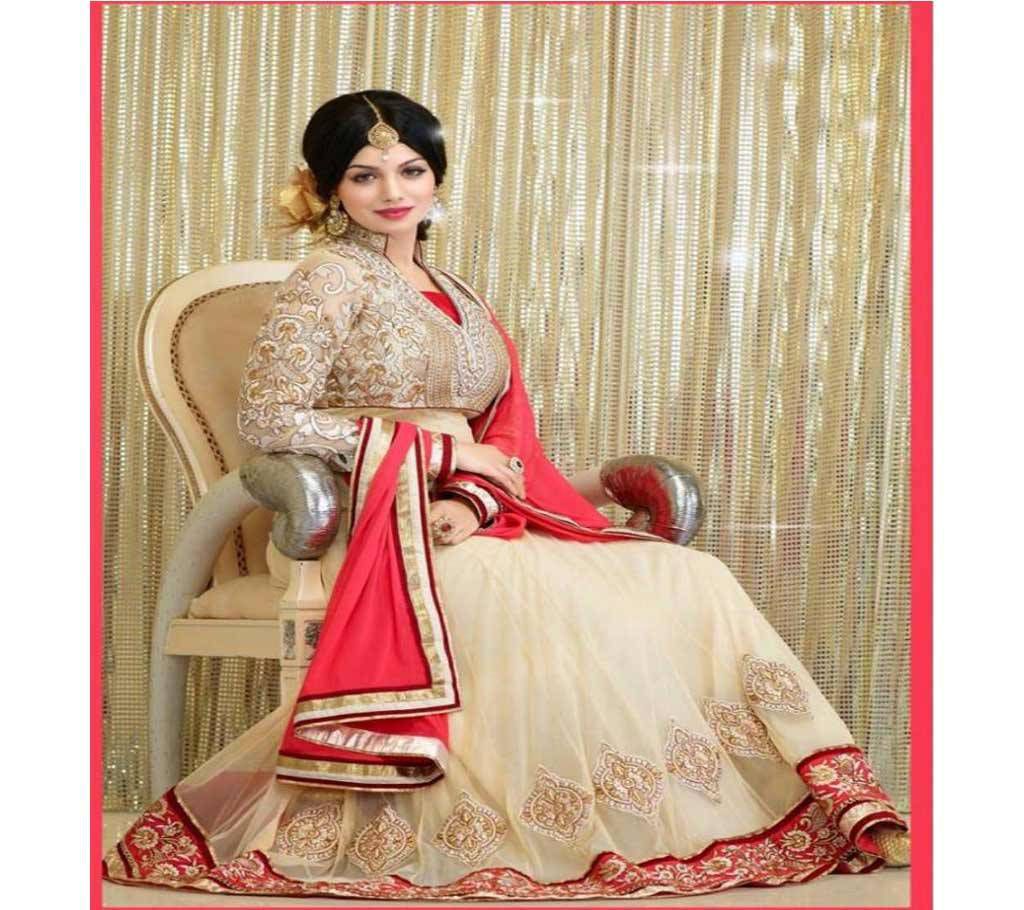 Unstitched Replica Georgette Embroidery Lehnga