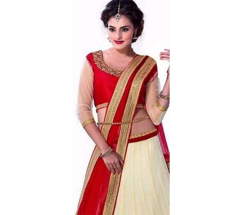 Indian semi-stitched Georgette Lehenga (Copy)