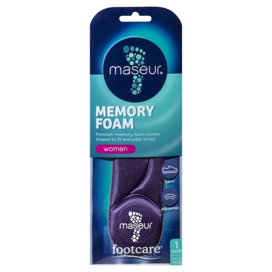Footcare Maseur Memory Foam Insoles
